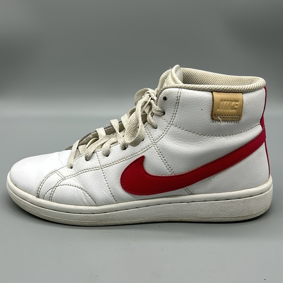 NIKE WOMENS COURT ROYALE 2 (BLAZER) MID SNEAKER WHITE/PINK💖 - Picture 7 of 10